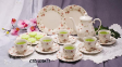 Dinner Sets and Tea Sets - Floret Pink 620617